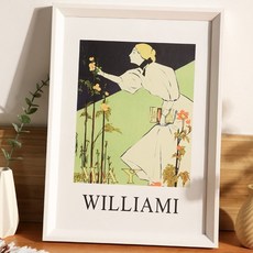 Boorepick A3 相片室內裝飾相框, 白色, 1個