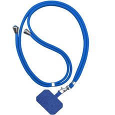 라니마켓 쉬운 탈부착 비비드 휴대폰 스트랩, 블루, 1개