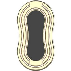 라니마켓 핸드폰 만능 스마트링 거치대, 골드, 1개