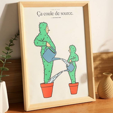 Boorepick A4 室內裝飾相框, 原木色, 1個