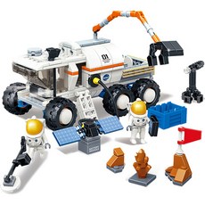 GUDI 月球探測研究車 與L牌相容積木 10802gd, 混合色, 1個