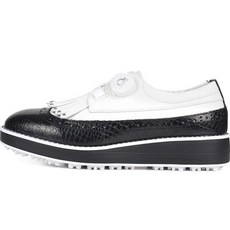 Lux Golf 女用無釘皮革手工高爾夫球鞋 NQ167