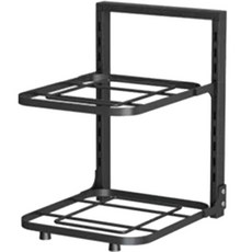 DND 煎鍋矩形收納盒 2 層, 黑色, 2段