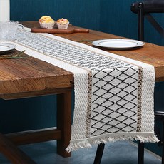 홈플로우 더플 브라운 컬러 테이블보 러너, 04, 30x50cm