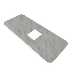 Daysoy 簡約素色水槽墊, 01 大理石淺灰色