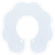 베이키즈 롤링 턱받이, 19무지블루, 1매, 1개