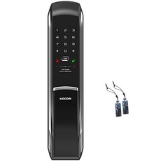 KOCOM 推拉門鎖 2Way Number + Card KDL-B7300S, 客戶直接安裝