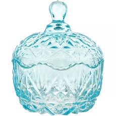 彩色玻璃瓶藍色, 280ml, 1個