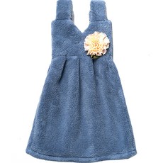 Alleophom DM 可愛廚房毛巾, 1個, 藍色