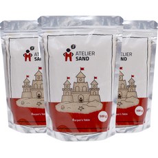 하퍼스테이블 아틀리에 샌드 리필 3p, 내추럴베이지, 500g