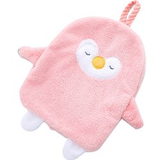 DM 企鵝圈手巾, 1個, 粉色