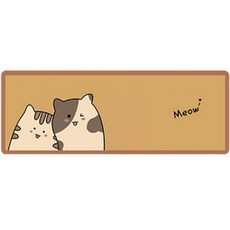 데이소이 베어 워터가드 개수대매트 구멍없음, 03 야옹, 1개