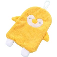 Alleophom DM 企鵝掛式擦手巾, 1個, 黃色