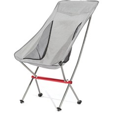 DaysOnShop 便攜式輕量露營飛魚椅, 灰色, 1個