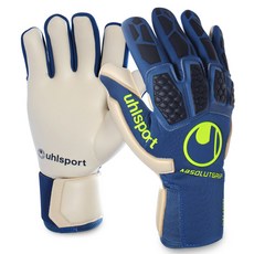 Ulsport HyperAct Absolute Grip Reflex 守門員雙手手套 UHL-101123301, 藍色+螢光