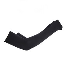 Plumbi 冰涼手背型涼感袖套 左+右套組, 黑色, 1個