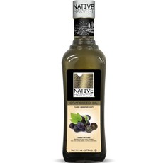 Native Harvest 未精製壓榨葡萄籽油, 473ml, 1個