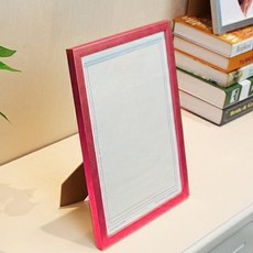 리앤베르 인테리어 탁상용 추억 납골당 사진 미니 액자, 레드, 1개