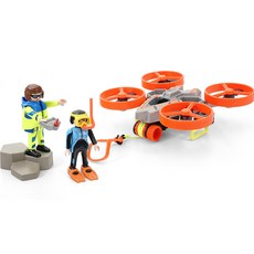 Playmobil 玩偶無人機和潛水員 70143, 1個