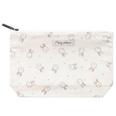 Mom's Nature 多用途便攜式尿布拉鍊袋, 純兔