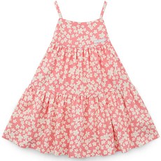 JELISPOON 女童款層次滿版小花細肩洋裝