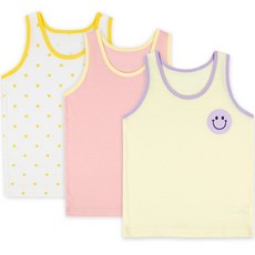 Maykids 女童款滾邊背心 3件組