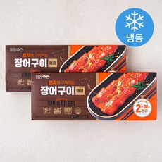 랭킹수산 렌지에 구워먹는 장어구이 매콤 (냉동), 280g, 2팩