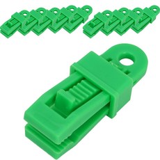 디트리 천막 캐노피 타프 고정 클립 10p, 그린