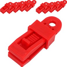 디트리 천막 캐노피 타프 고정 클립 10p, 레드