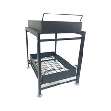 DND DND 2層滑動式收納籃抽屜, 黑色