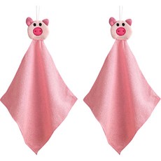 클레어라 동물 주방 핸드타월, 돼지, 2개