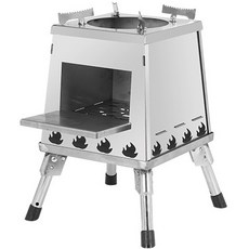 꼬까 레트로 휴대용 캠핑 화로대 스테인레스, 1개