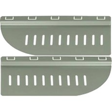 Timbros 藝術牆磚 室內設計 縫隙層架 2件組 左 + 右, 灰色