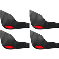 黑標 車門防踢墊 第一排 2件 + 第二排 2件 人造皮革, 黑色, BMW, 敞篷車