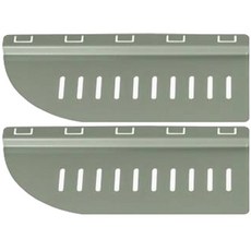 藝術牆磁磚縫隙層架 左側 2入, 灰色