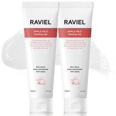 RAVIEL 蘋果去角質凝膠, 120ml, 2條