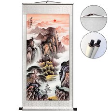 marketpia 風水運勢畫 07 財氣東來 捲軸掛式, 1個