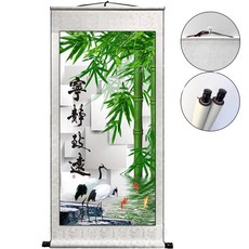 marketpia 風水開運畫 37 平靜 捲軸掛式, 1個