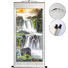 marketpia 風水運勢畫 20 財源佛壇 捲軸掛式, 1個