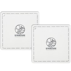 Syracuse CHINA 電磁爐方形保護墊 符號 灰色, 2個