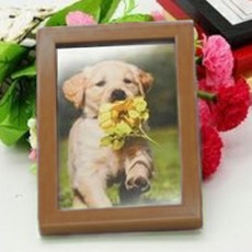 LEANNVERE 室內裝飾桌上型追思納骨塔照片迷你相框, 棕色