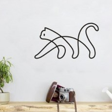 Naeum Dareum 透明北歐風裝飾貼紙 09, 黑色