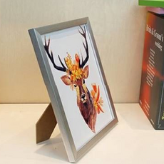 LEANNVERE 室內裝飾桌上型追思納骨塔照片迷你相框, 灰色