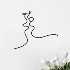 Naeum Dareum 透明北歐風裝飾貼紙 10, 黑色