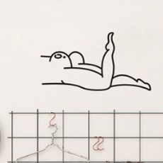 Naeum Dareum 透明北歐風點綴貼紙 14, 黑色