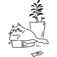 나음다름 포인트 벽 꾸미기 스티커 A, 블랙