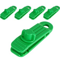 디트리 텐트 타프 고정 샤크 클립 5p, 그린