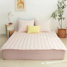 amante Honey Dew C細纖維絎縫床墊, 粉色
