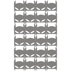 피삼십일 베트맨 포인트 스티커 24p, 07 다크 그레이