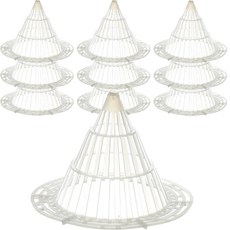 MA 花盆排水圓形錐形網 透明 M, 10個